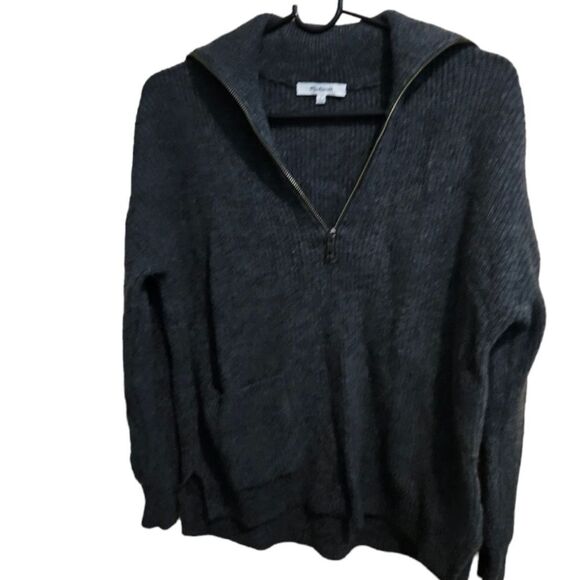 Madewell Glenbrook Half-Zip Pullover Sweater - Picture 7 of 12